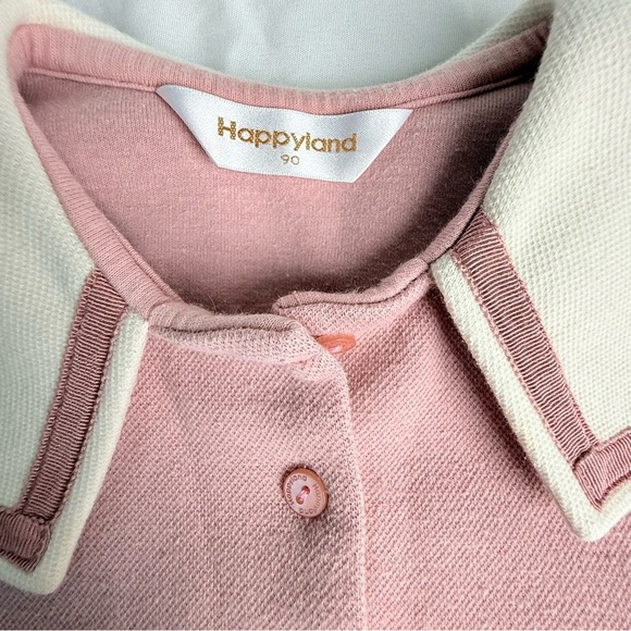 Happy Land Pink Baby Dress with Sailor Collar - Picture 2 of 5